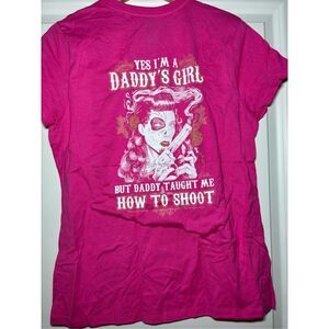 Yes, I'm a daddy's girl Women's T-shirt size Large
